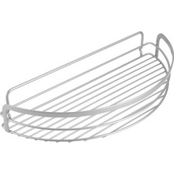 Ράφι Μονό Μισοφέγγαρο 37x17x6υψ Viva Polytherm Metaltex 404808
