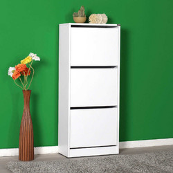 Fidelio Home Compact Παπουτσοθήκη Ξύλινη Λευκή Μ51xΠ26xΥ119cm FD-SHC330-BB