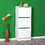 Fidelio Home Compact Παπουτσοθήκη Ξύλινη Λευκή Μ51xΠ26xΥ119cm FD-SHC330-BB