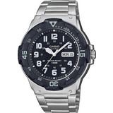 Casio Standard Ανδρικό Ρολόι με Ασημί Μεταλλικό Μπρασελέ MRW-200HD-1BVEF