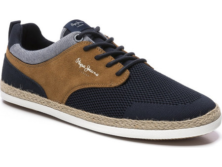 PEPE JEANS 'MAUI SPORT' KNIT VULCANIZED ΕΣΠΑΝΤΡΙΓΙΑ ΑΝΔΡIKΗ PMS10284-859 (859/TOBACCO)