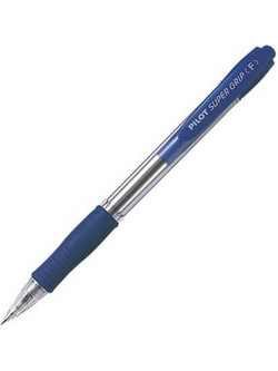 Pilot Super Grip Fine Στυλό Διαρκείας 0.7mm Μπλε BPGP-10R-FL