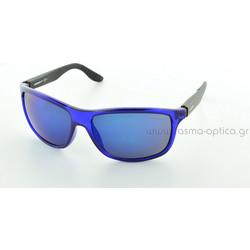 Carrera 8001 0VI/11G Γυναικεία Γυαλιά Ηλίου Ορθογώνια Κοκάλινα Μπλε με Μπλε Polarized Φακό