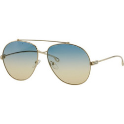 Etro ET113S 712 Γυναικεία Γυαλιά Ηλίου Aviator Μεταλλικά Χρυσά με Μπλε Polarized Φακό