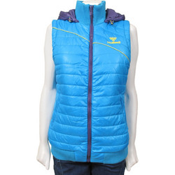 Hummel Wanda Αμάνικο Γυναικείο Μπουφάν Puffer Μακρύ Μπλε 87003-7732
