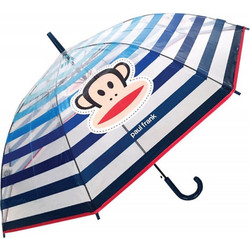 ΟΜΠΡΕΛΑ όρθια αυτόματη διάφανη PAUL FRANK 6617