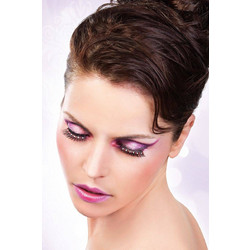 Black-Red-White Rhinestone Eyelashes