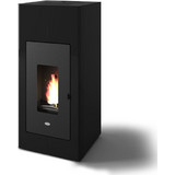 Eva Calor Ιlaria 18 Black Σόμπα Pellet Καλοριφέρ 25.5kW