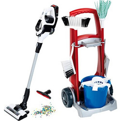 Theo Klein broom wagon with Bosch Unlimited vacuum cleaner (6806)