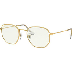 Ray-Ban RB3548 9196/BF Ανδρικά Γυαλιά Ηλίου Τετράγωνα Μεταλλικά Χρυσά με Διαφανές Polarized Φακό