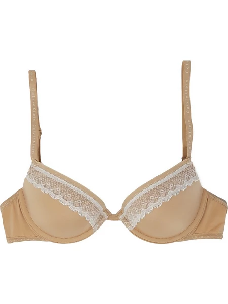 Calvin klein Σουτιέν strapless push up Seamless QF5677E - natural beige