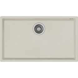 Teka Square 72.40 TG Υποκαθήμενος Νεροχύτης Γρανίτη Bright Cream 76x44cm