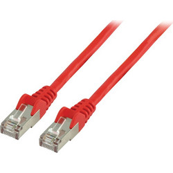 Valueline F/FTP Cat.5e Καλώδιο Δικτύου Ethernet 0.5m Red