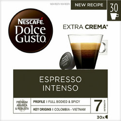 Nescafe Κάψουλες Espresso Intenso Συμβατές με Μηχανή Dolce Gusto 30τμχ