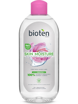 Bioten Skin Moisture 3 In 1 Micellar Water Ντεμακιγιάζ για Ευαίσθητη & Ξηρή Επιδερμίδα 400ml