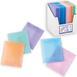 ΦΑΚΕΛΟΣ ΜΕ ΛΑΣΤΙΧΟ VIQUEL PP PROPYSOFT 17x22cm A5 ΣΕ ΔΙΑΦΟΡΑ ΧΡΩΜΑΤΑ 163135-08