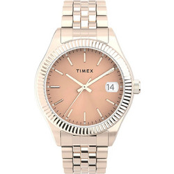 Timex Waterbury Γυναικείο Ρολόι με Ροζ Χρυσό Μεταλλικό Μπρασελέ TW2T86800