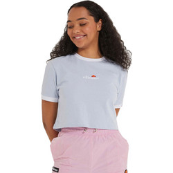 Ellesse Derla T-Shirt Γυναικείο Αθλητικό Crop Top Γαλάζιο SGJ11884-426