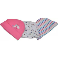 Cangaroo Σκουφάκια Σετ 3 Τεμαχίων Κορίτσι Kay Pink (107964)