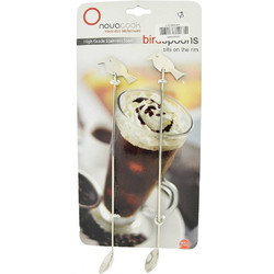 ΚΟΥΤΑΛΑΚΙΑ LATTE NOVACOOK ΑΝΟΞΕΙΔΩΤΟ ΑΤΣΑΛI 19CM (2ΤΜΧ)