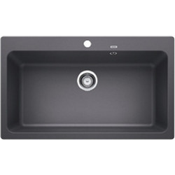 Blanco Naya XL 9 Ένθετος Νεροχύτης Γρανίτη Rock Grey 86x51cm