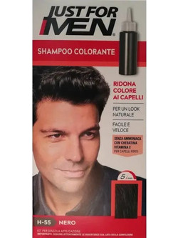 Just For Men Beard Color H-55 Μαύρο 28gr