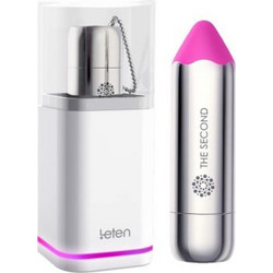 Leten Κλειτοριδικός Δονητής Μωβ Makeout Letten Silver
