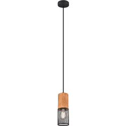 Trio Lighting Tosh Κρεμαστό Φωτιστικό Οροφής Μονόφωτο E27 Μαύρο 304300132