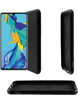 Lime Velvet TPU Θήκη Black (Huawei P30)