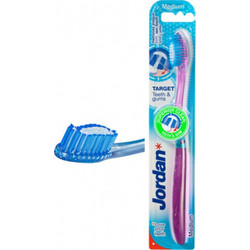 Jordan Target Teeth & Gums Medium Οδοντόβουρτσα Ροζ