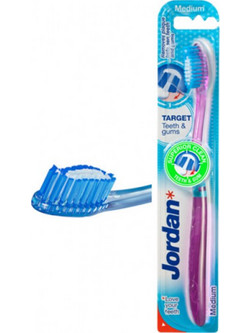 Jordan Target Teeth & Gums Medium Οδοντόβουρτσα Ροζ