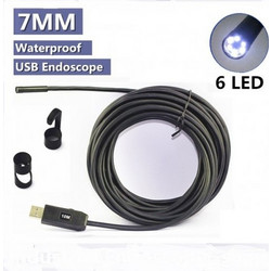 Κάμερα ενδοσκοπική αδιάβροχη USB 7mm με καλώδιο 2 μέτρα - Cst HN-05B