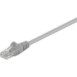 Goobay U/UTP Cat.5e Καλώδιο Δικτύου Ethernet 5m Grey 68377