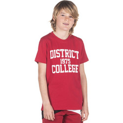 District75 Παιδικό T-Shirt Κοντομάνικο Κόκκινο 121KBSS-048-045