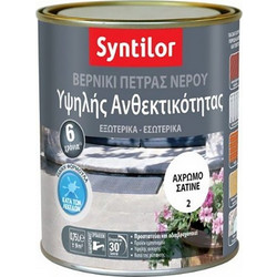 Syntilor Πολυουρεθανικό Βερνίκι Επιφάνειας Πέτρας Νερού Satin 0.75lt
