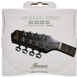 Ibanez IMDS4 Σετ 8 Χορδές Μαντολίνου 80/20 Bronze 10-34" 1/4