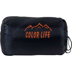 Colorlife Sleeping Bag Μονό 2 Εποχών Μαύρο C200