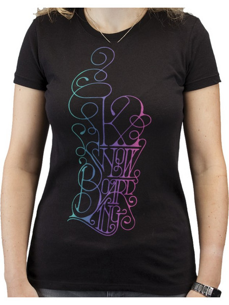 K2 Script Black T-SHIRT ΓΥΝΑΙΚΕΙΟ