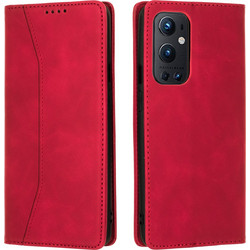 Bodycell PU Leather Book Red (OnePlus 9 Pro)