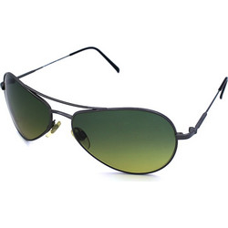 Vogue VO3319/S 589/16 Γυναικεία Γυαλιά Ηλίου Aviator Μεταλλικά Μαύρα με Μπλε Φακό