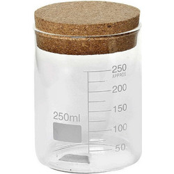 Δοχείο Δοσομετρητής Με Φελλό LOR615K12 150ml Γυάλινο Clear Espiel Γυαλί,Φελλός