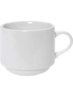 Κούπα Πορσελάνινη BEH136K12 200ml White Espiel Πορσελάνη
