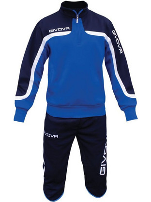Givova Tuta Terra Ανδρικό Σετ Φόρμας Navy Μπλε Royal Blue TT009-0204