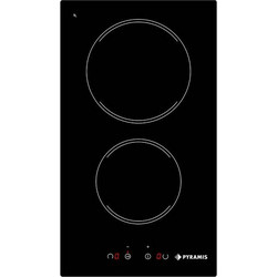 Pyramis 29HL 246 Black Κεραμική Εστία Αυτόνομη 29x51cm