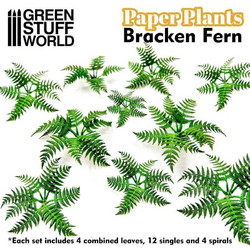 Green Stuff World 10367 - Bracken Fern Paper Plant laser cut