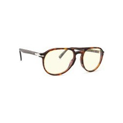 Persol PO3235S 24/BL Ανδρικά Γυαλιά Ηλίου Aviator Κοκάλινα Ταρταρούγα με Διαφανές Polarized Φακό