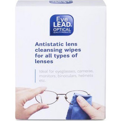 Eyelead Antistatic Lens Cleansing Wipes for All Types of Lenses Υγρά Μαντηλάκια Καθαρισμού Φακών 10 Τεμάχια