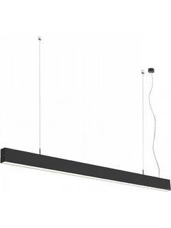 Rendl Light Pesante Κρεμαστό Φωτιστικό Οροφής Ράγα Μονόφωτο LED με Θερμό Λευκό Φως Μαύρο R12719