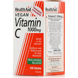 Health Aid Vitamin C 1000mg Prolonged Release 100 Ταμπλέτες