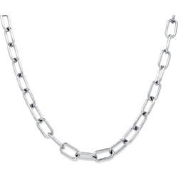 Romeo Chain Silver 7MM Αλυσίδα Λαιμού Από Ανοξείδωτο Ατσάλι 316L